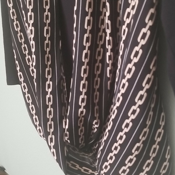 New york & company 90's 00's Y2K chain print top medium - Picture 2 of 7